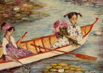 Harvesting Water Lilies II