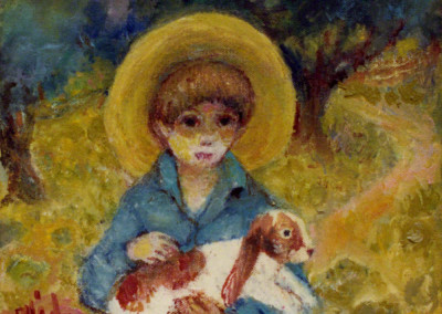 Boy with Rabbit